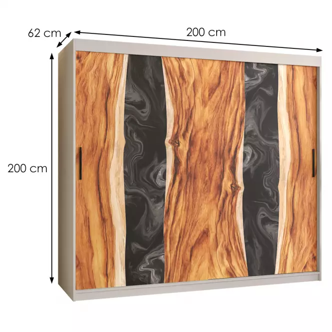 Skriňa Resin I 200 biela