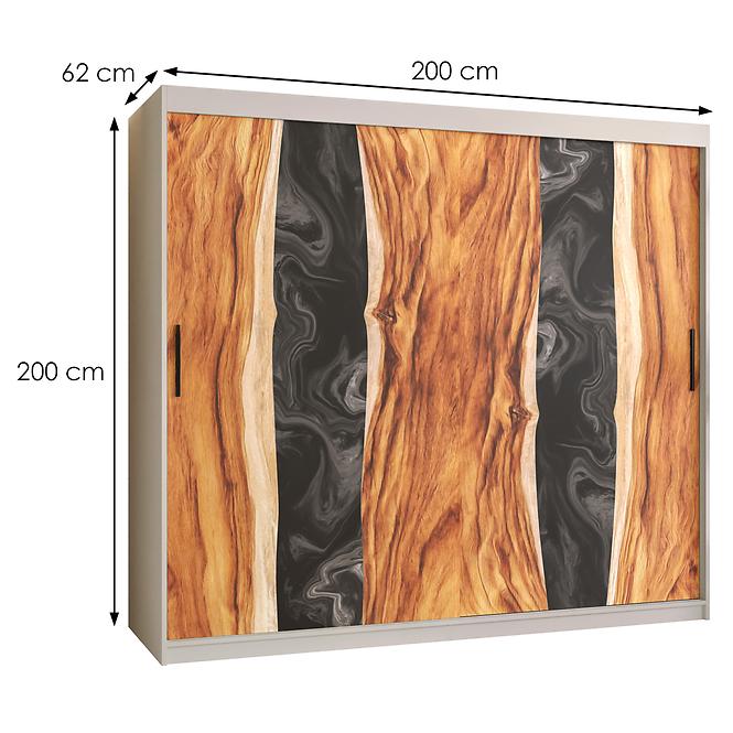Skriňa Resin I 200 biela