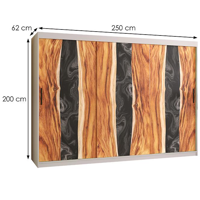 Skriňa Resin I 250 biela