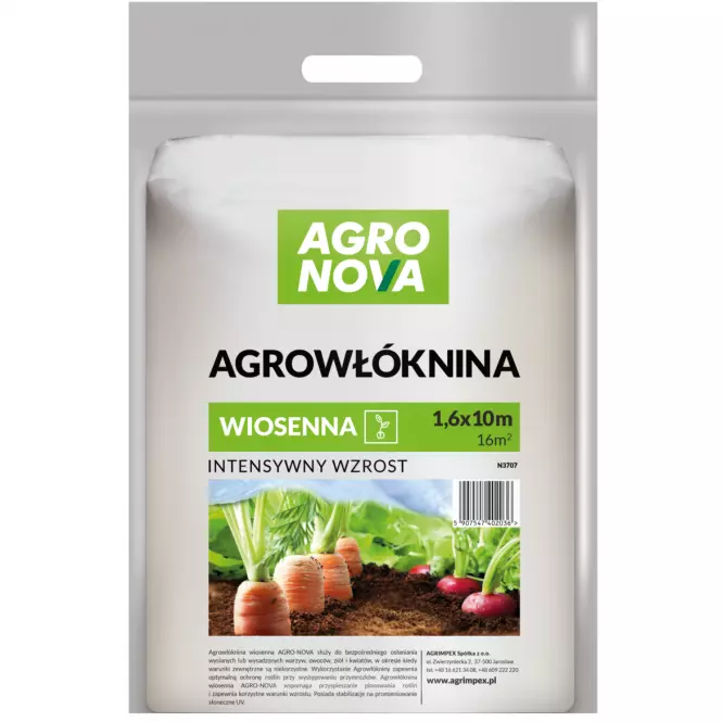 Jarná agrotextília Agro-nova 1,6x10 m