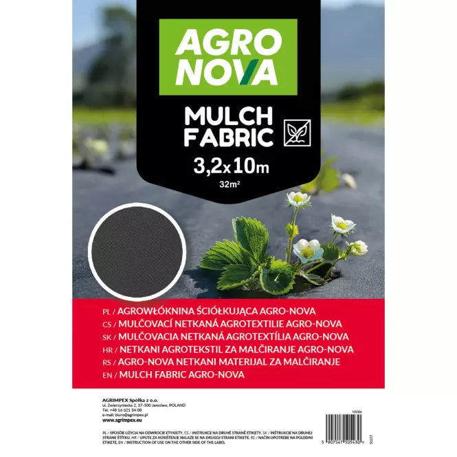 Agrotextilné mulčovanie hobby Agro-nova 3,2x10 m,2