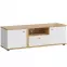 TV stolík Avila 2D1S AILF01 biela/dub artisan