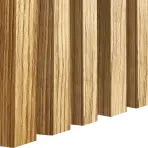 Dekoračná lamelová MDF lišta 3D na stenu dub catania 30x38x2750 mm