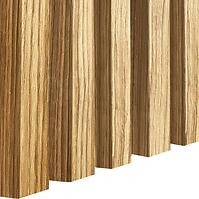Dekoračná lamelová MDF lišta 3D na stenu dub catania 30x38x2750 mm