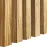 Dekoračná lamelová MDF lišta 3D na stenu dub catania 30x38x2750 mm