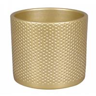 Obal na kvetináč Zeus Dots 13 cm zlatý