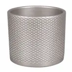Obal na kvetináč Zeus Dots 17 cm sivý