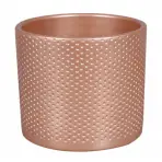 Obal na kvetináč Zeus Dots 17 cm ružový