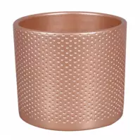 Obal na kvetináč Zeus Dots 17 cm ružový