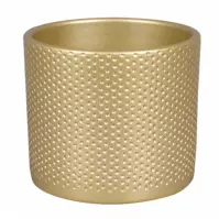 Obal na kvetináč Zeus Dots 17 cm zlatý