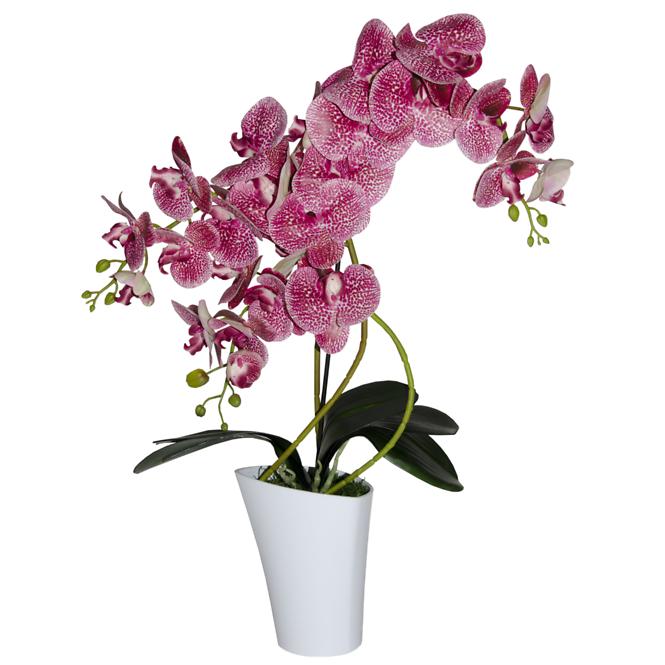 Prémiová umelá orchidea Venus 3 výhonky