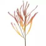 Umelá dekoratívna tráva oranžová 116 cm