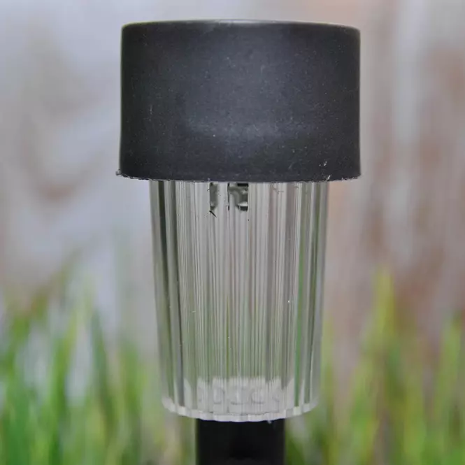 Solárna lampa 33939-54B Čierna pin