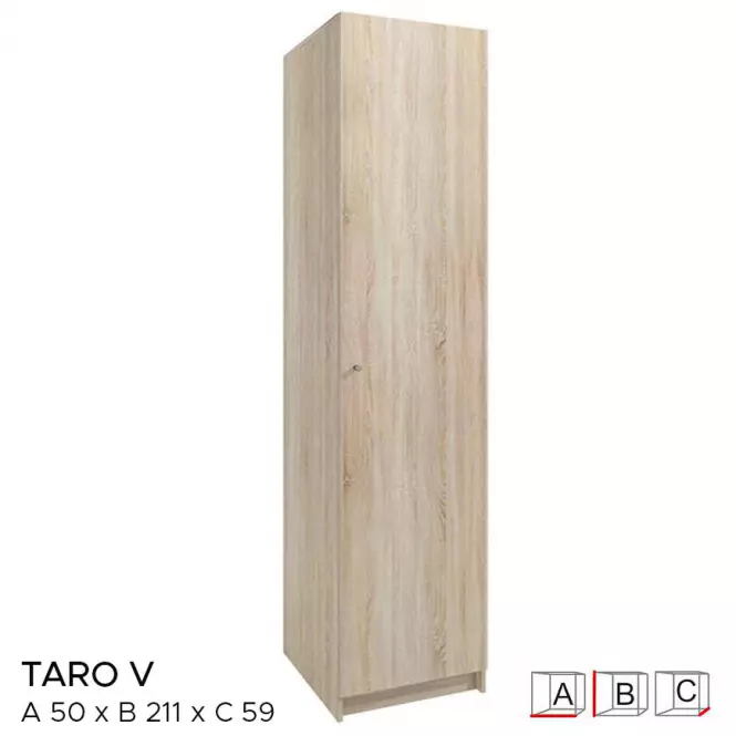 Skriňa Taro 5 50 cm dub sonoma