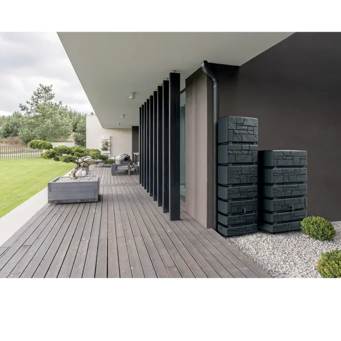 Nádrž na dažďovú vodu  TOWER STONE  antracit IDTST500,2
