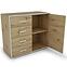 Komoda Capannoli 100 4s 1d dub artisan/biela,5