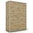 Komoda Capannoli 120 4d dub artisan/biela