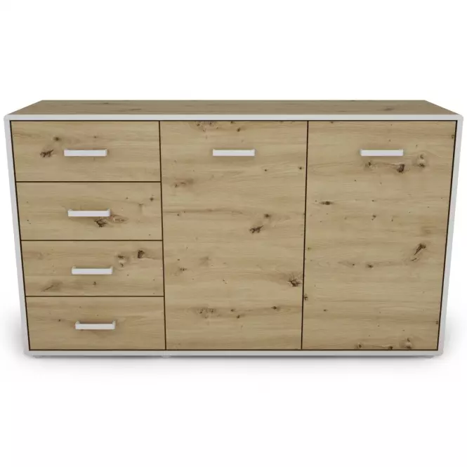 Komoda Capannoli 148 4s 2d dub artisan/biela,3