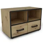 Komoda Capannoli 70 2s dub artisan/čierna