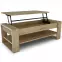 Konferenčný stolík Capannoli lift top dub artisan/biela,6