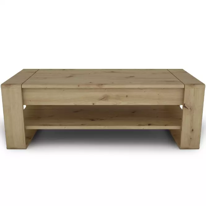 Konferenčný stolík Capannoli lift top dub artisan/čierna