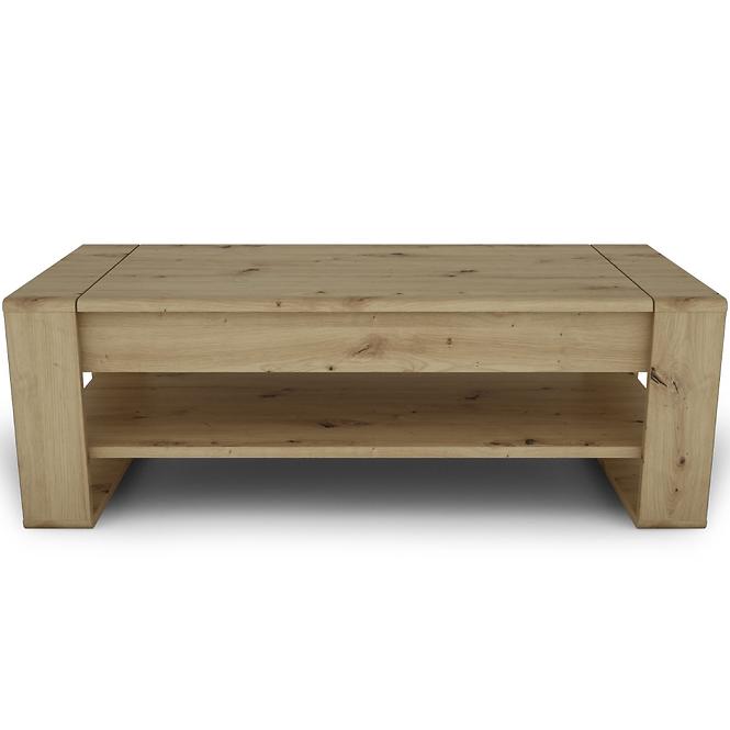 Konferenčný stolík Capannoli lift top dub artisan/čierna