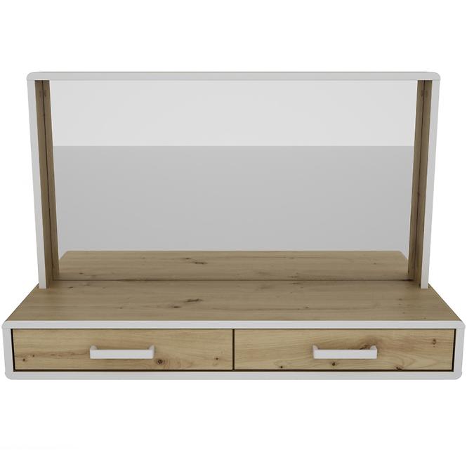 Toaletný stolík Capannoli dub artisan/biela,3