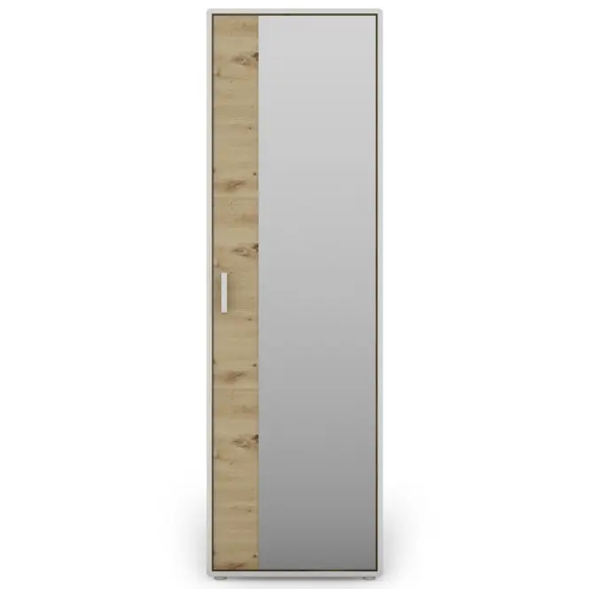 Skriňa Capannoli 1D dub artisan/biela,4
