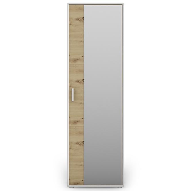 Skriňa Capannoli 1D dub artisan/biela,4