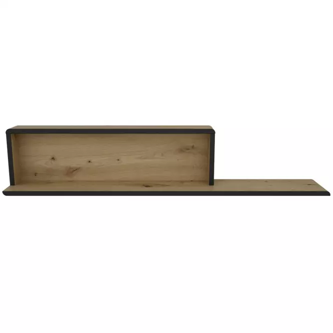 Polička Capannoli 120 dub artisan/čierna