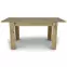 Rozkladací stôl Capannoli 120/160x80cm dub artisan/biela,5