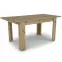 Rozkladací stôl Capannoli 120/160x80cm dub artisan/biela,6