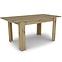 Rozkladací stôl Capannoli 120/160x80cm dub artisan/biela,6