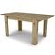 Rozkladací stôl Capannoli 120/160x80cm dub artisan/biela,7