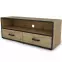 TV stolík capannoli 120 2s dub artisan/čierna,4