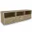 TV stolík capannoli 150 3s dub artisan/biela