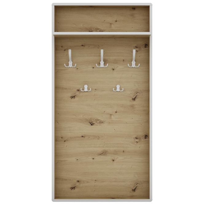 Vešiak Capannoli dub artisan/biela,3
