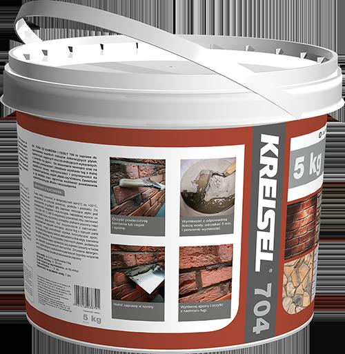 Kreisel škárovacia hmota na tehlu a kameň 704 5kg grafit,2