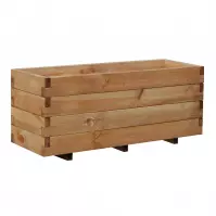 Drevený obal na kvety Domino III s vložkou