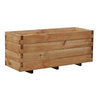 Drevený obal na kvety Domino III s vložkou