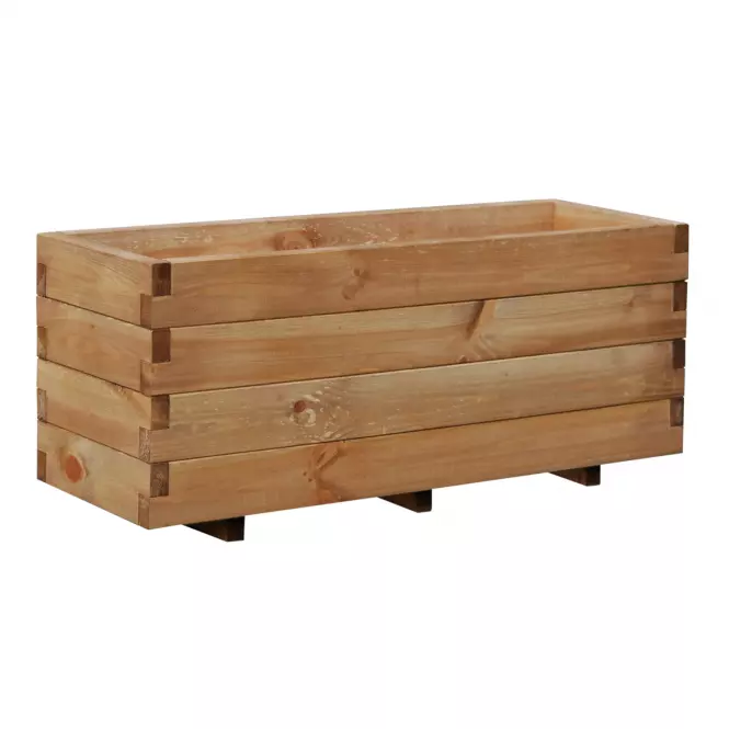 Drevený obal na kvety Domino III s vložkou