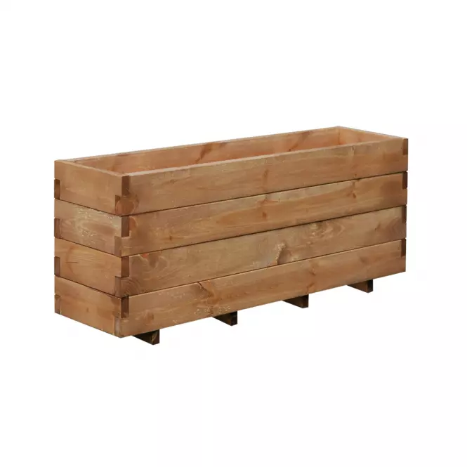 Drevený obal na kvety Domino IV s vložkou