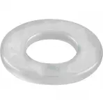 Podložky plastové biele 10,5x20x2,0mm