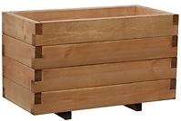 Drevený obal na kvety Domino II s vložkou 