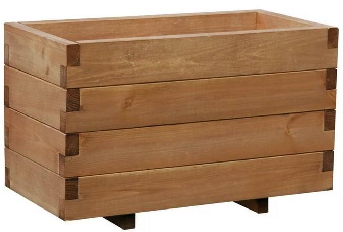 Drevený obal na kvety Domino II s vložkou 