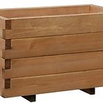 Drevený obal na kvety Domino II s vložkou