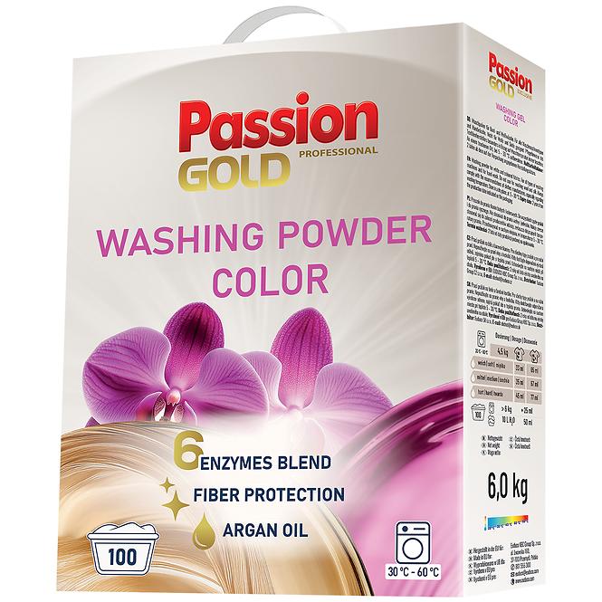 Passion Gold prací prášok color 6 kg