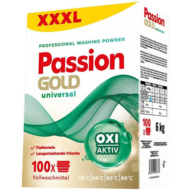 Passion Gold prací prášok universal 6 kg