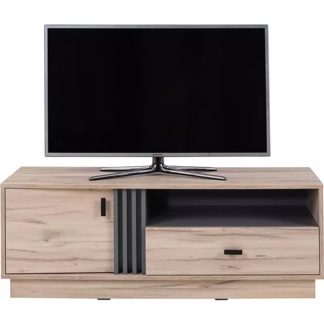 TV stolík Allmo AL5 dub estana svetlý/antracit
