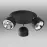 Stropné bodové svietidlo Altea 6519 Black LS3